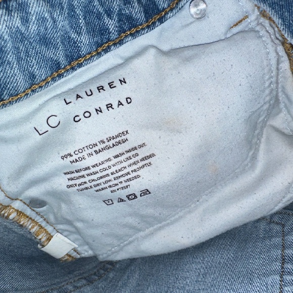 Light Blue Vintage Straight Leg Mom Jeans High Waist Crop Size 8 - Picture 3 of 10